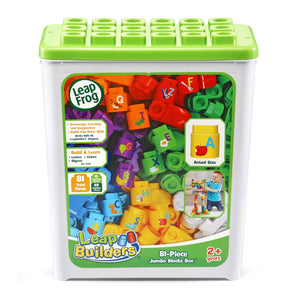 LeapFrog LeapBuilders 81-Piece Jumbo Blocks Box